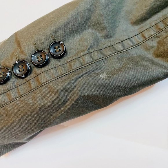 IKKS Charcoal trench with detachable Grey Cotton Hood Size 3 - Picture 10 of 10